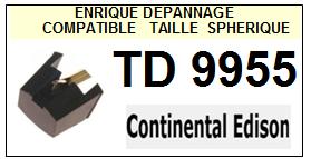 CONTINENTAL EDISON-TD9955-POINTES-DE-LECTURE-DIAMANTS-SAPHIRS-COMPATIBLES
