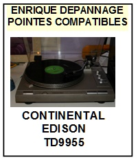 CONTINENTAL EDISON-TD9955-POINTES-DE-LECTURE-DIAMANTS-SAPHIRS-COMPATIBLES