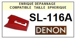 DENON-SL116A  SL-116A-POINTES-DE-LECTURE-DIAMANTS-SAPHIRS-COMPATIBLES