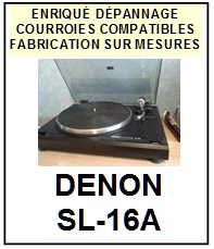 DENON-SL16A SL-16A-COURROIES-ET-KITS-COURROIES-COMPATIBLES