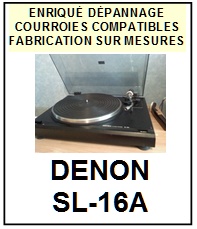 DENON-SL16A SL-16A-COURROIES-COMPATIBLES