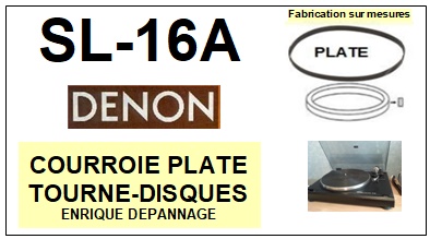 DENON-SL16A SL-16A-COURROIES-COMPATIBLES