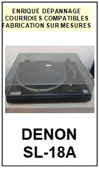 DENON-SL18A SL-18A-COURROIES-COMPATIBLES