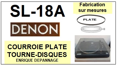 DENON-SL18A SL-18A-COURROIES-COMPATIBLES