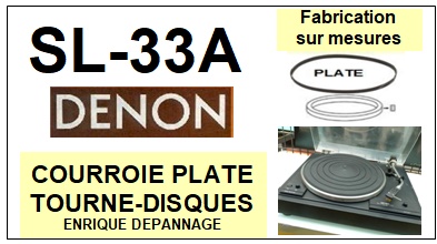 DENON-SL33A SL-33A-COURROIES-ET-KITS-COURROIES-COMPATIBLES