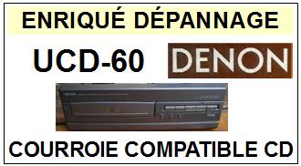 DENON-UCD60 UCD-60-COURROIES-COMPATIBLES