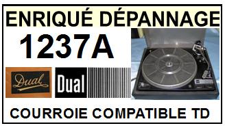 DUAL 1237A Courroie compatible tourne-disques