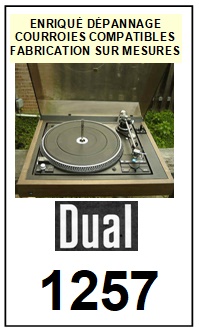 DUAL-1257-COURROIES-COMPATIBLES