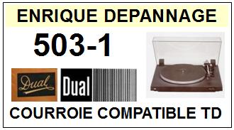 DUAL  503-1    Courroie Compatible Tourne-disques