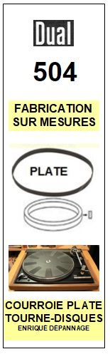 DUAL-504-COURROIES-COMPATIBLES