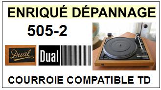 DUAL-505/2-COURROIES-ET-KITS-COURROIES-COMPATIBLES