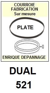 DUAL-521-COURROIES-COMPATIBLES