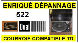 DUAL-522-COURROIES-ET-KITS-COURROIES-COMPATIBLES