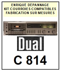 DUAL-C814-COURROIES-COMPATIBLES