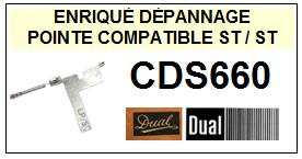 DUAL-CDS660-POINTES-DE-LECTURE-DIAMANTS-SAPHIRS-COMPATIBLES