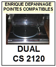 DUAL-CS2120-POINTES-DE-LECTURE-DIAMANTS-SAPHIRS-COMPATIBLES