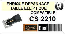 DUAL-CS2210.. (ATTENTION PLUSIEURS MONTAGES D-POINTES-DE-LECTURE-DIAMANTS-SAPHIRS-COMPATIBLES