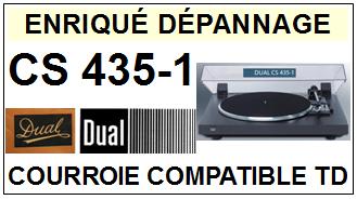 DUAL-CS435-1-COURROIES-COMPATIBLES