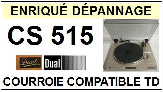 DUAL-CS515-COURROIES-COMPATIBLES