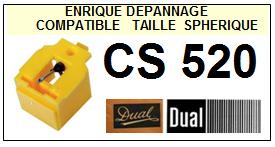 DUAL-CS520-POINTES-DE-LECTURE-DIAMANTS-SAPHIRS-COMPATIBLES