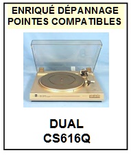 DUAL-CS616Q-POINTES-DE-LECTURE-DIAMANTS-SAPHIRS-COMPATIBLES