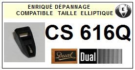 DUAL-CS616Q-POINTES-DE-LECTURE-DIAMANTS-SAPHIRS-COMPATIBLES