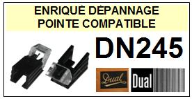DUAL-DN245 DN-245-POINTES-DE-LECTURE-DIAMANTS-SAPHIRS-COMPATIBLES