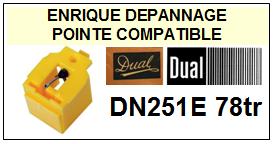 DUAL-DN251E-POINTES-DE-LECTURE-DIAMANTS-SAPHIRS-COMPATIBLES