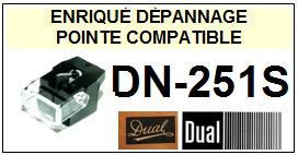 DUAL-DN251S DN-251S-POINTES-DE-LECTURE-DIAMANTS-SAPHIRS-COMPATIBLES