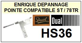 DUAL-HS36-POINTES-DE-LECTURE-DIAMANTS-SAPHIRS-COMPATIBLES