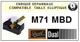 DUAL-M71MBD-POINTES-DE-LECTURE-DIAMANTS-SAPHIRS-COMPATIBLES