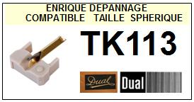 DUAL-TK113-POINTES-DE-LECTURE-DIAMANTS-SAPHIRS-COMPATIBLES