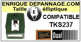 DUAL-TKS237-POINTES-DE-LECTURE-DIAMANTS-SAPHIRS-COMPATIBLES