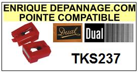 DUAL-TKS237-POINTES-DE-LECTURE-DIAMANTS-SAPHIRS-COMPATIBLES