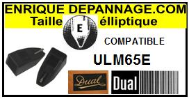 DUAL-ulm65e ell-POINTES-DE-LECTURE-DIAMANTS-SAPHIRS-COMPATIBLES