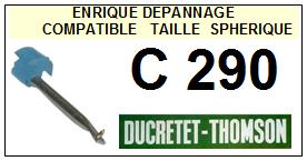 DUCRETET THOMSON C290  <br>Pointe sphrique pour platine (<b>sphrical stylus</b>)<small> 2016-02</small>