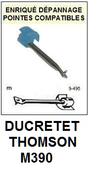 DUCRETET THOMSON-M390-POINTES-DE-LECTURE-DIAMANTS-SAPHIRS-COMPATIBLES