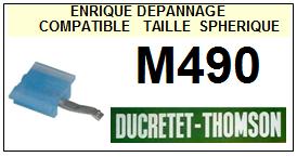 DUCRETET THOMSON-M490  M-490-POINTES-DE-LECTURE-DIAMANTS-SAPHIRS-COMPATIBLES