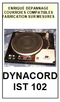 DYNACORD-IST102-COURROIES-COMPATIBLES