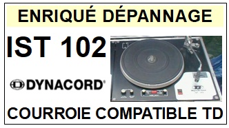 DYNACORD-IST102-COURROIES-COMPATIBLES