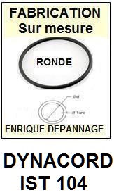 DYNACORD IST104  <br>Courroie ronde d'entrainement tourne-disques (<b>round belt</b>)
