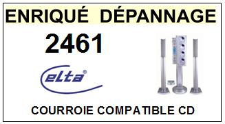 ELTA 2461  Courroie Compatible Platine CD