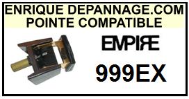 EMPIRE 999EX Pointe de lecture compatible diamant sphrique