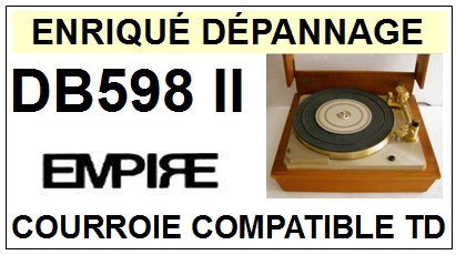 EMPIRE-DB598II-COURROIES-ET-KITS-COURROIES-COMPATIBLES