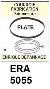 ERA 5055 <BR>courroie d\'entrainement pour tourne-disques (<b>flat belt</b>)<small> 2016-01</small>