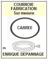 ERRES<br> RT143  courroie (belt) pour tourne-disques <BR><small> 2014-12</small>