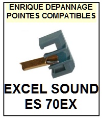 EXCEL SOUND-ES70EX ES 70EX-POINTES-DE-LECTURE-DIAMANTS-SAPHIRS-COMPATIBLES