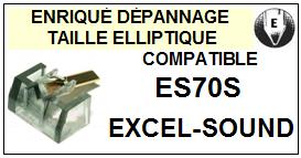 EXCEL SOUND-ES70S-POINTES-DE-LECTURE-DIAMANTS-SAPHIRS-COMPATIBLES