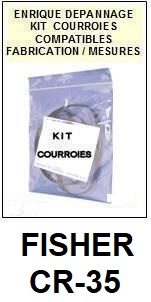 FISHER-CR35 CR-35-COURROIES-ET-KITS-COURROIES-COMPATIBLES