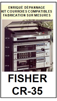 FISHER-CR35 CR-35-COURROIES-COMPATIBLES